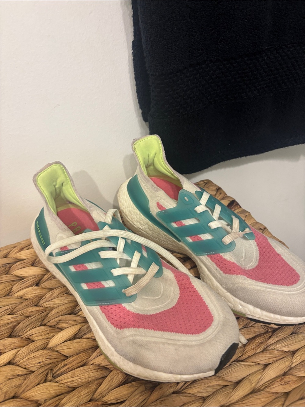 adidas Women's Sneakers Pink Teal White Lime